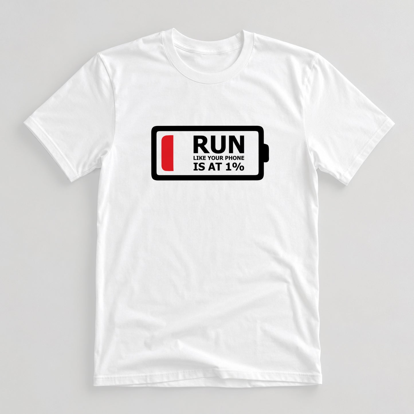 Tricou I Run On Low Battery