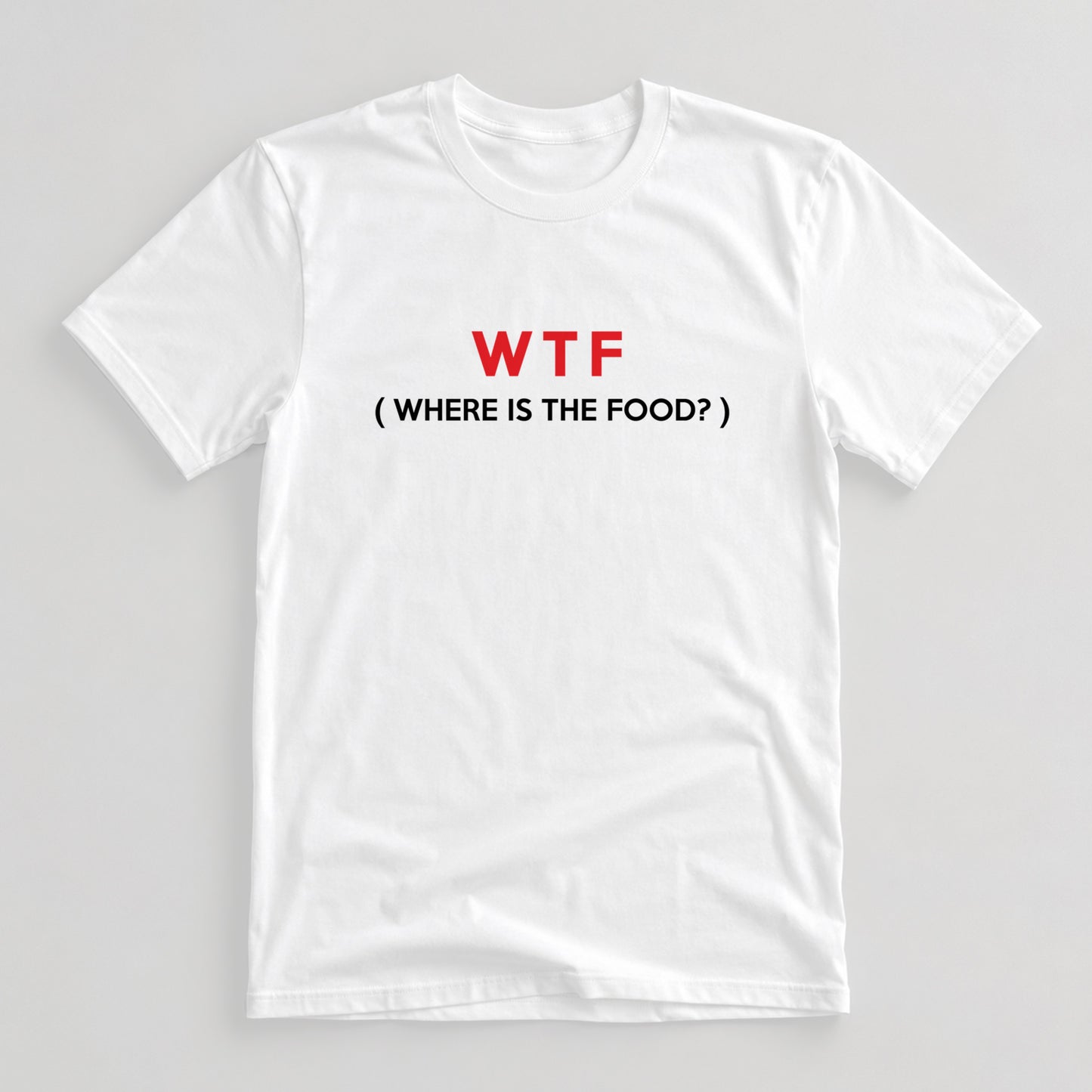 Tricou WTF - Alb