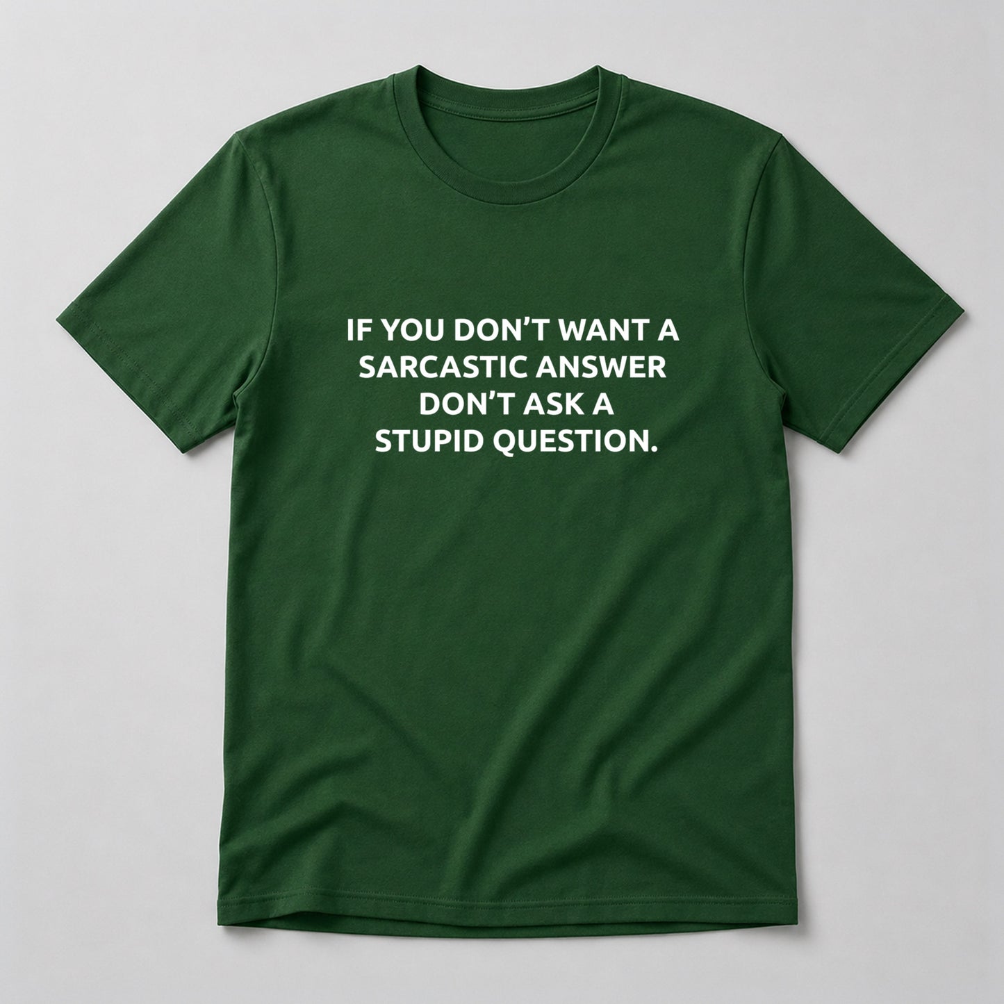 Tricou Sarcastic Answer Loading - Verde