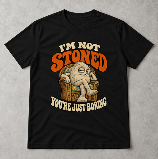 Tricou You’re Just Boring - Negru - Sarcasm fără Filtru