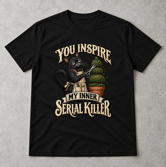 Tricou Inner Serial Killer - Negru - Sarcasm fără Filtru