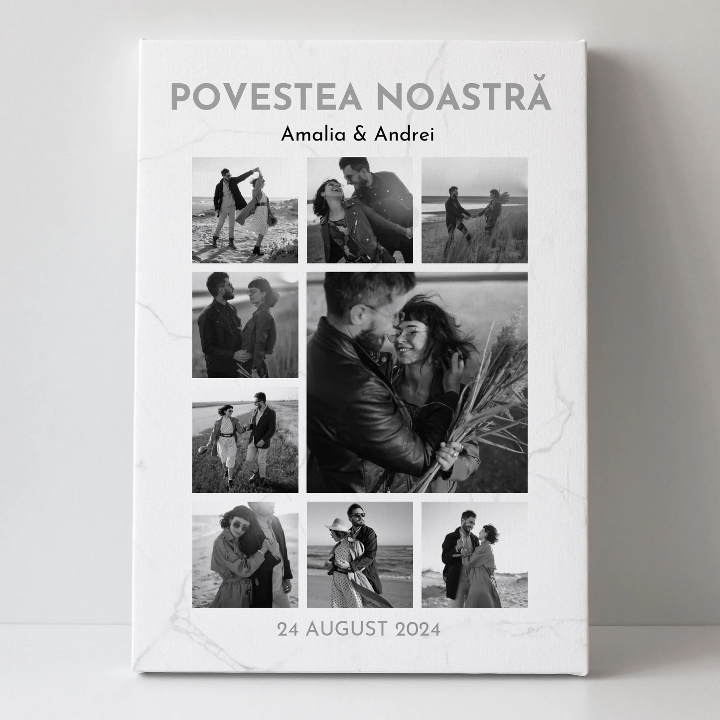 Tablou Personalizat Povestea Noastră - Cadou Romantic Cuplu