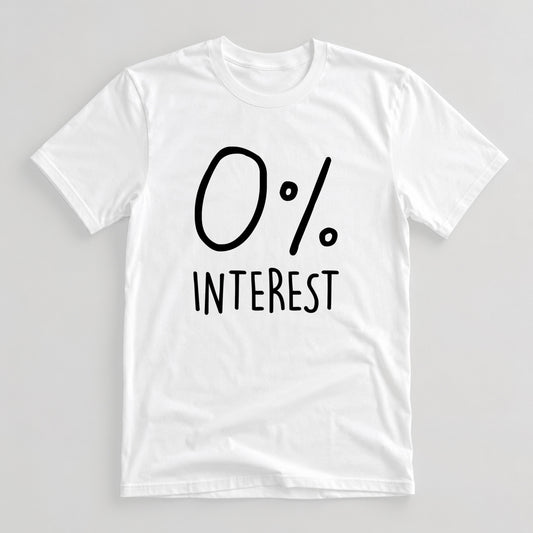 Tricou I Lost Interest - Alb