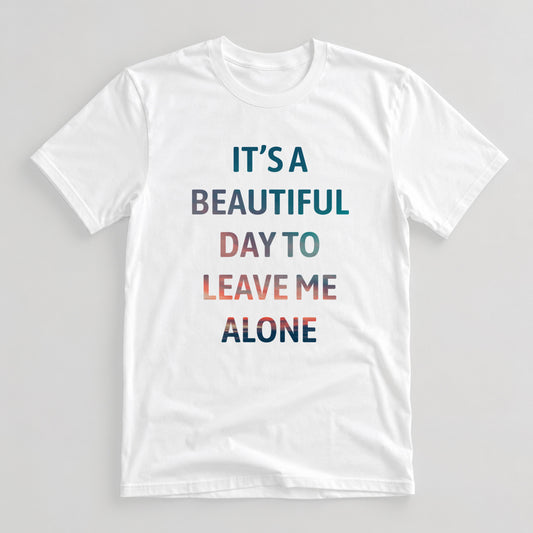 Tricou Beautiful Day - Alb