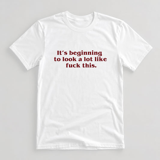 Tricou In The Beginning - Alb