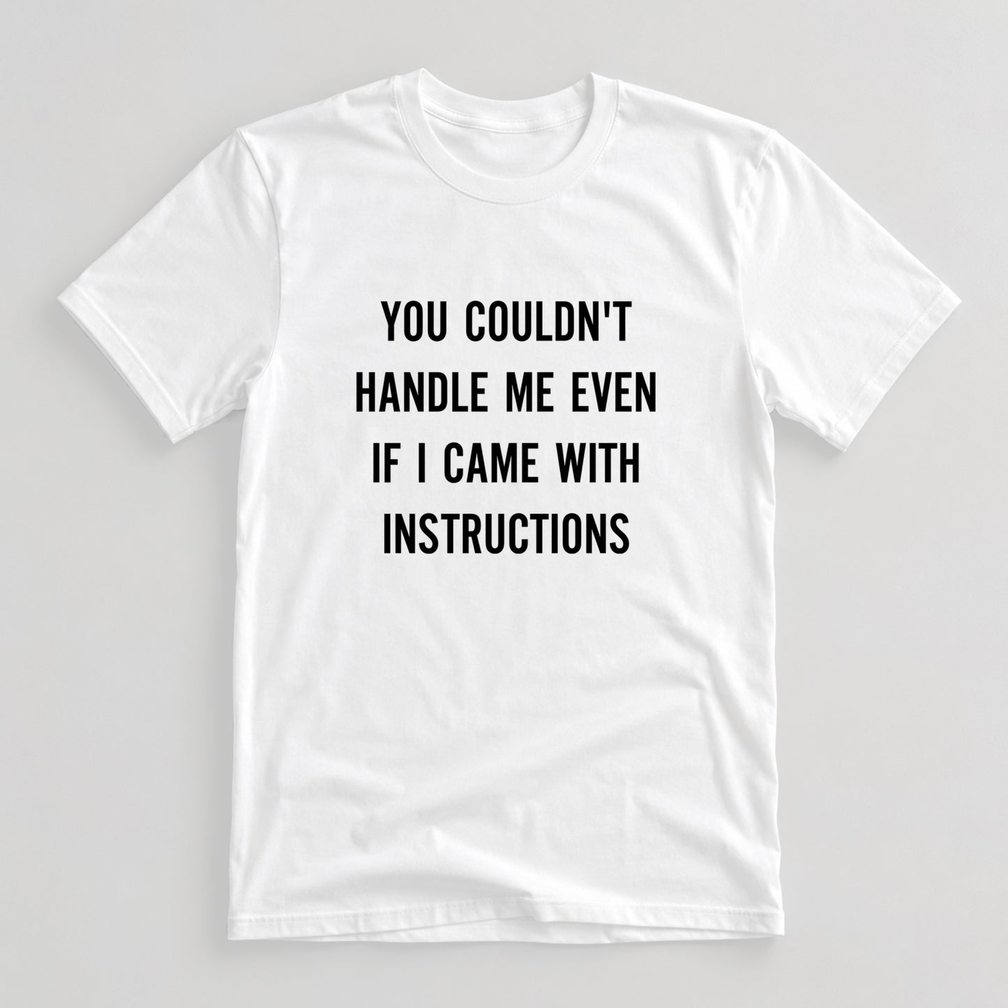 Tricou Handle Me With Care - Alb