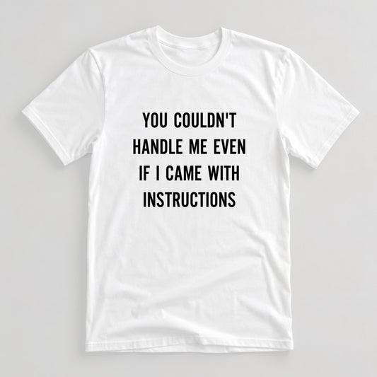 Tricou Handle Me With Care - Alb