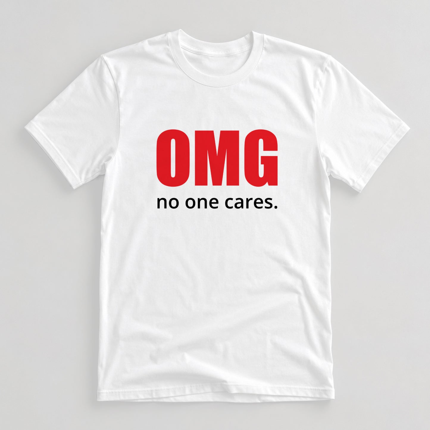 Tricou OMG - Alb