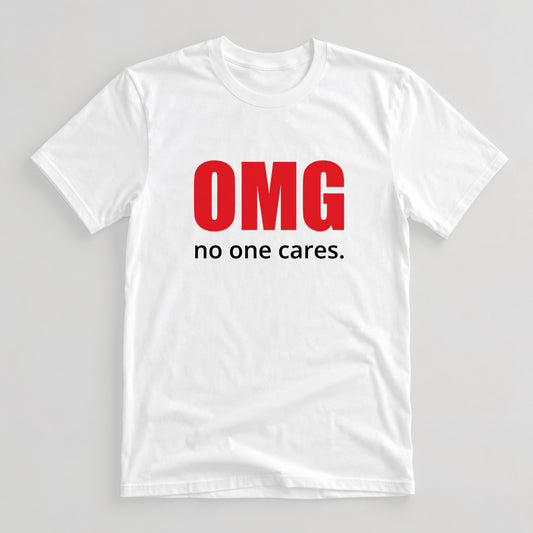 Tricou OMG - Alb