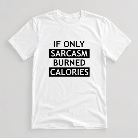 Tricou Calories Don’t Count Today - Alb