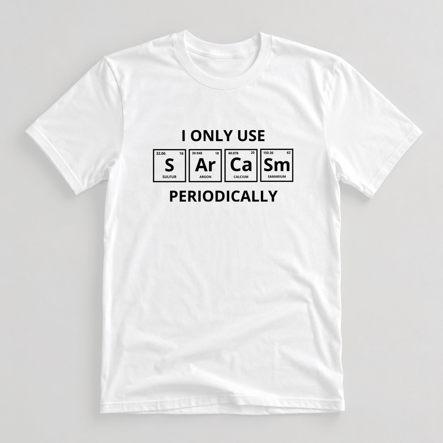 Tricou Geek Sarcasm Percentage - Alb