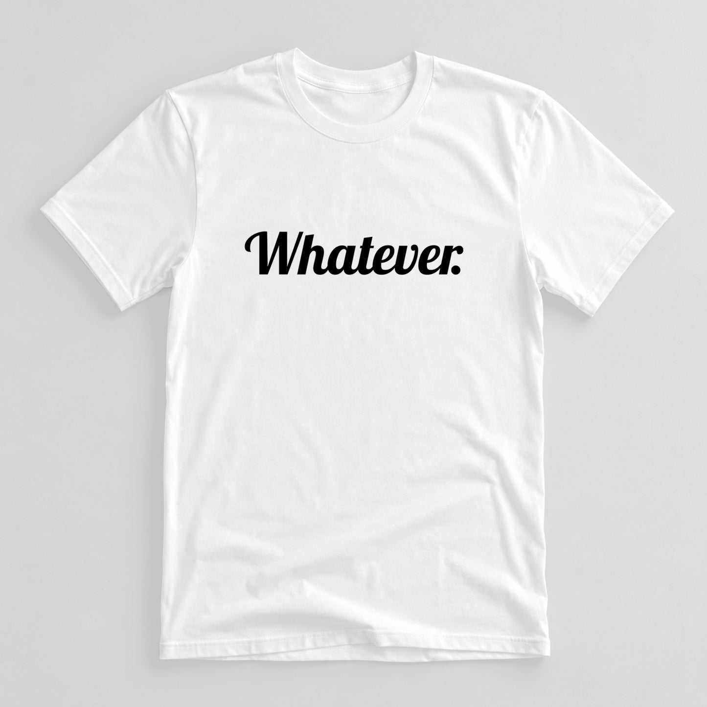 Tricou Whatever - Alb