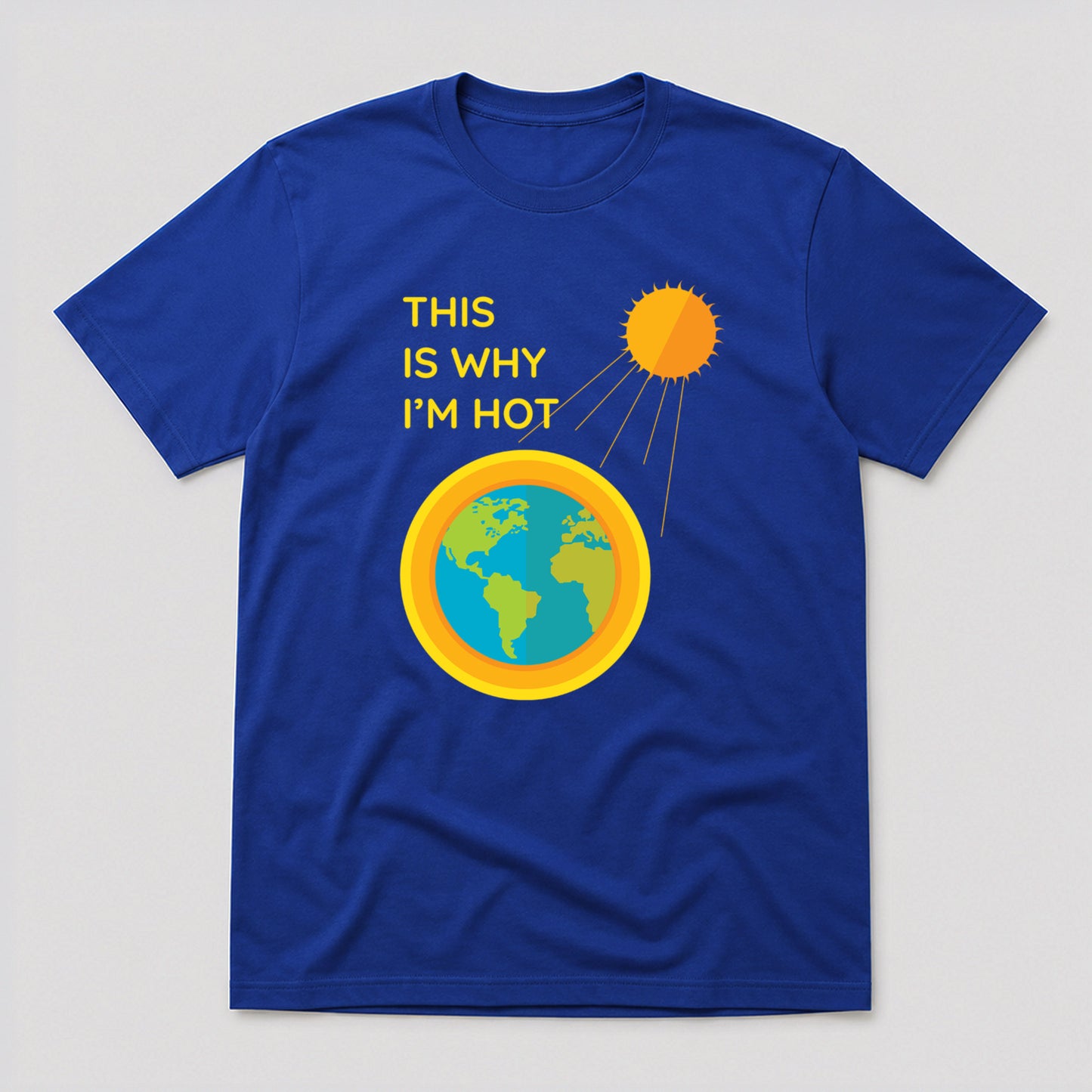 Tricou Geek This Is Why I’m Hot - Albastru