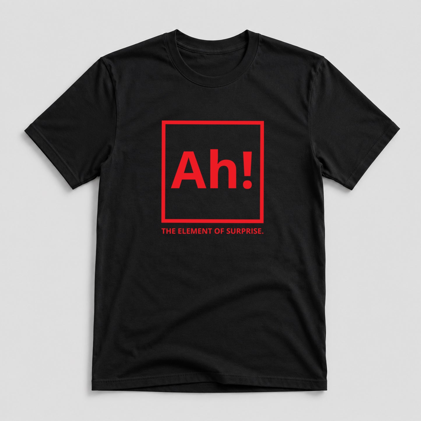 Tricou Geek Ah, Geek Mode - Negru