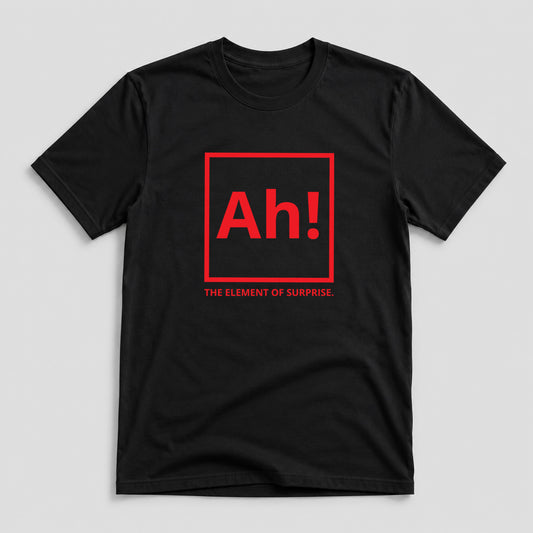 Tricou Geek Ah, Geek Mode - Negru