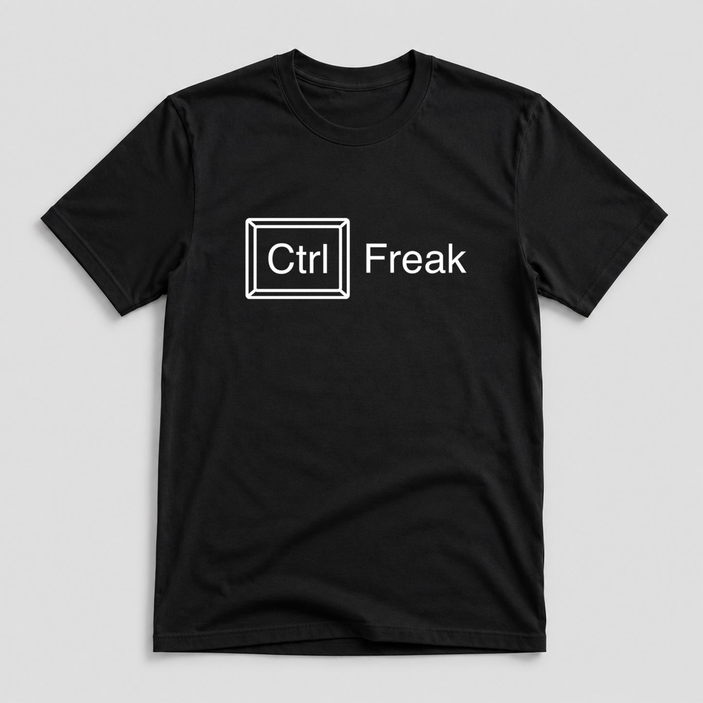 Tricou Geek Ctrl Alt Del - Negru