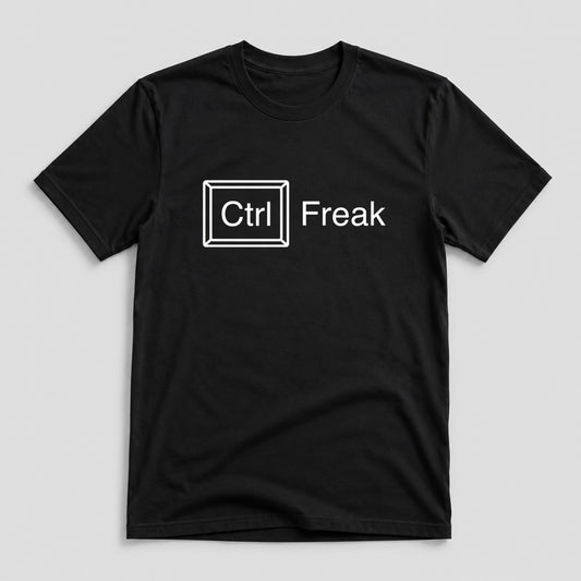 Tricou Geek Ctrl Alt Del - Negru