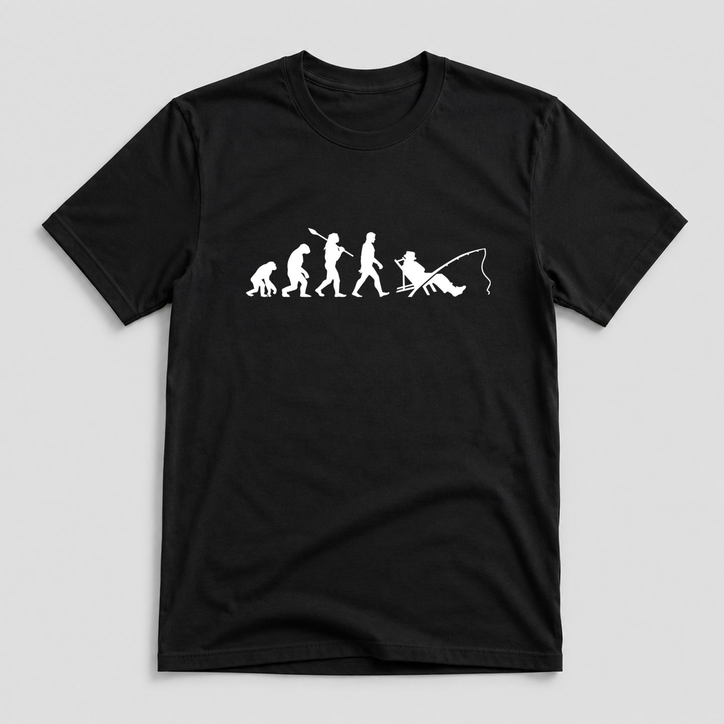 Tricou Pescar Evolution Fishing - Negru