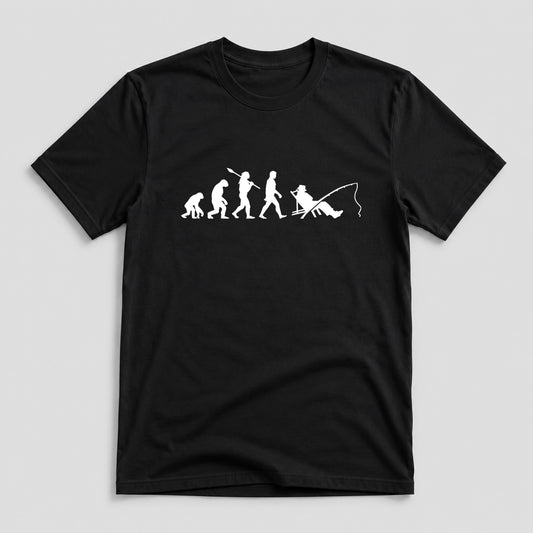 Tricou Pescar Evolution Fishing - Negru