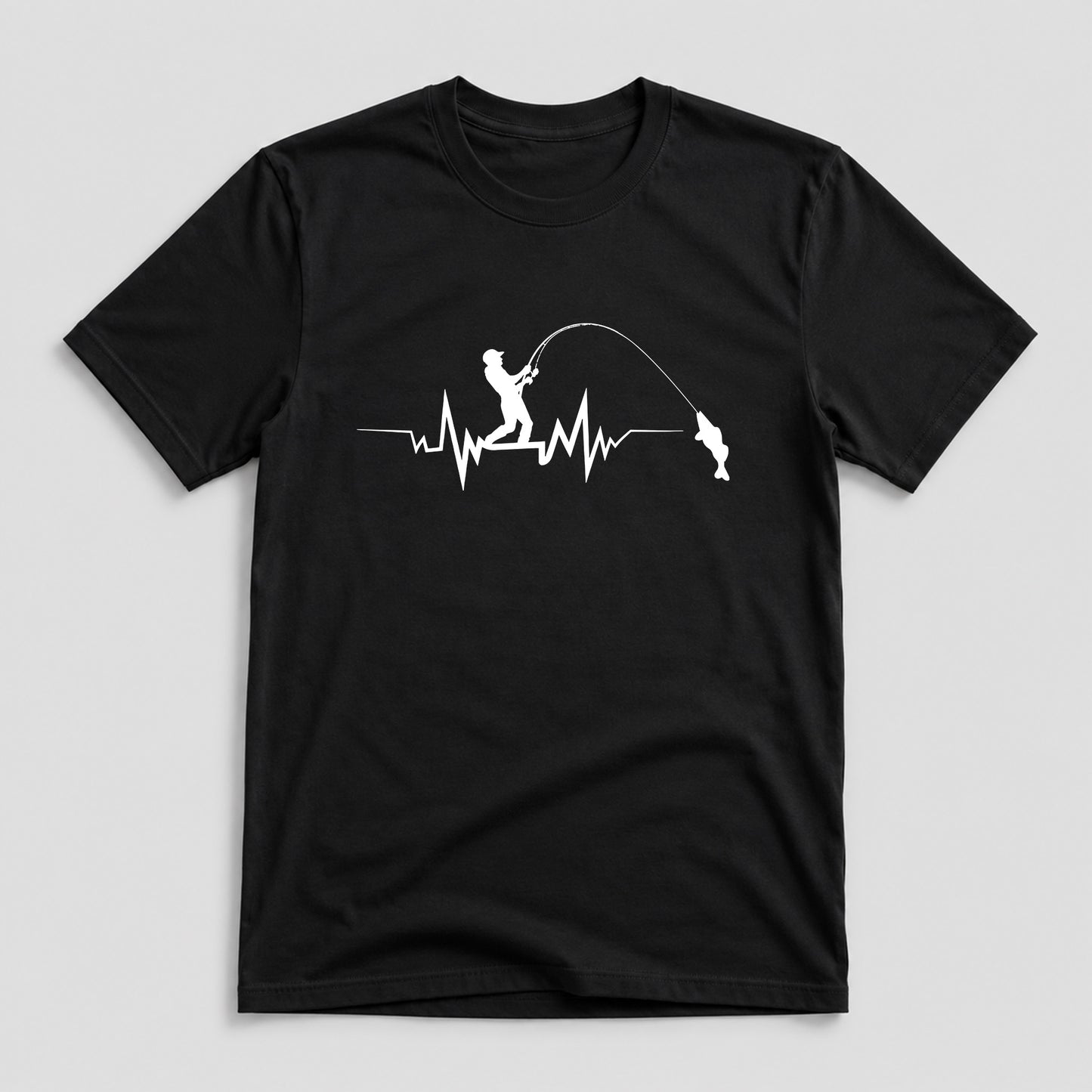 Tricou Pescar Fisherman Pulse - Negru