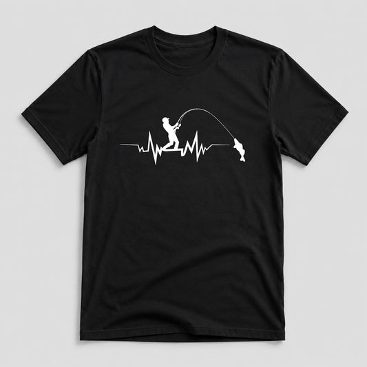 Tricou Pescar Fisherman Pulse - Negru