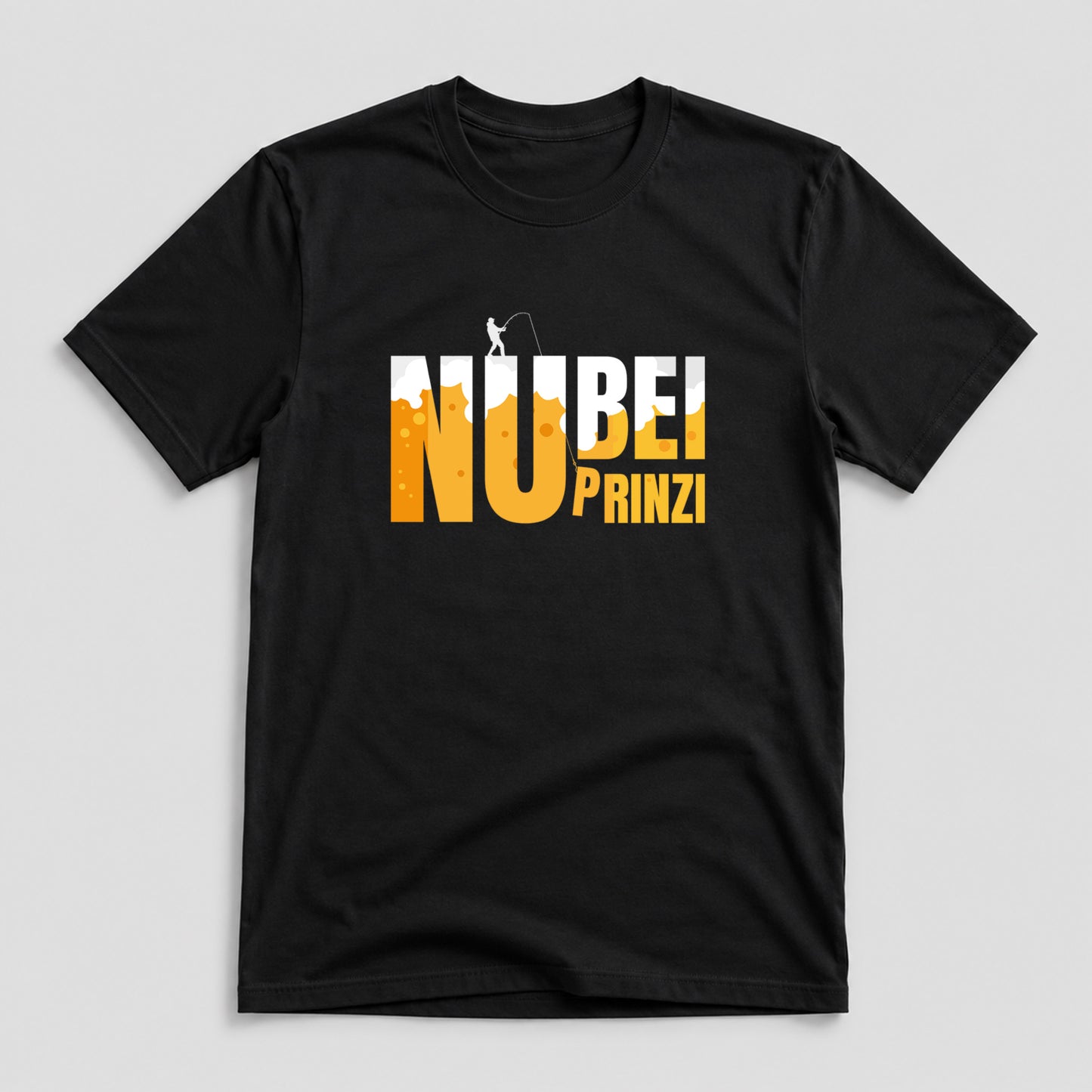 Tricou Pescar Nu Bei, Nu Prinzi - Negru