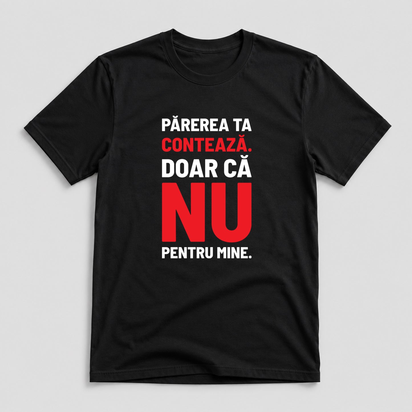 Tricou Părerea Ta - Mesaj Haios Românesc