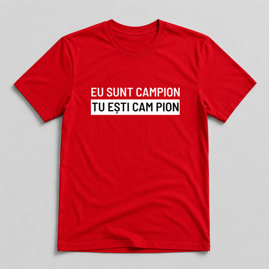 Tricou  Campion - Mesaj Haios Românesc