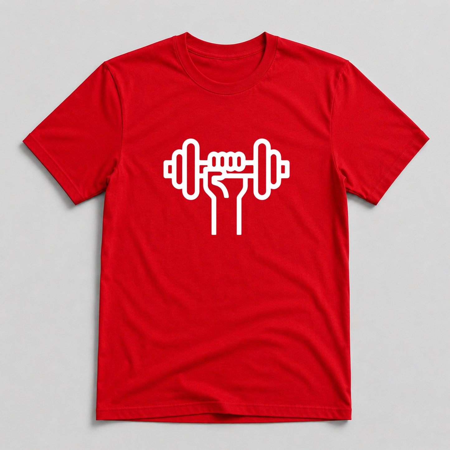 Tricou Funny Gym Power - Roșu
