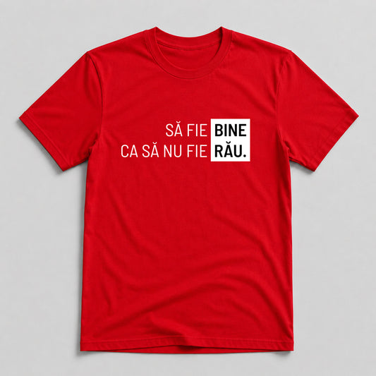 Tricou Să Fie Bine - Mesaj Haios Românesc