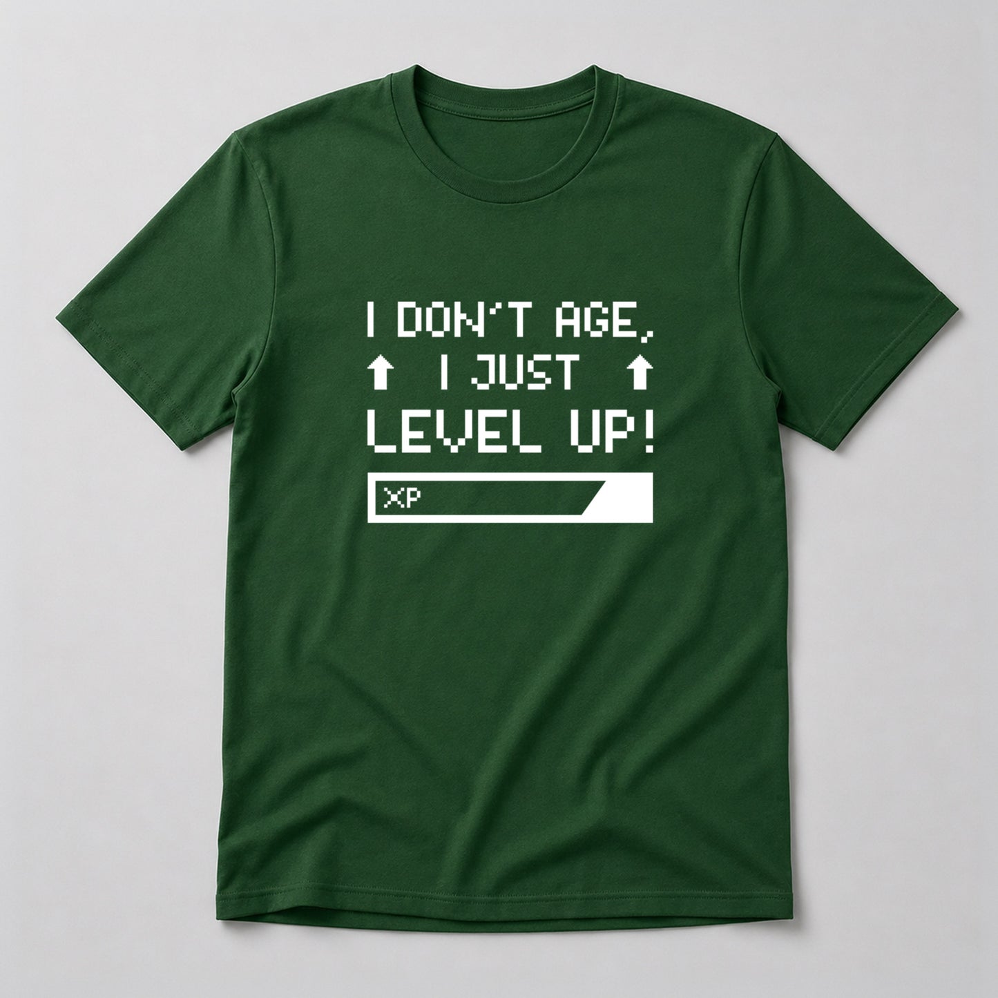 Tricou Geek Level Up - Verde