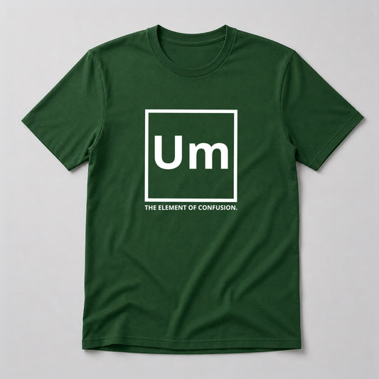 Tricou Geek Um Actually - Verde