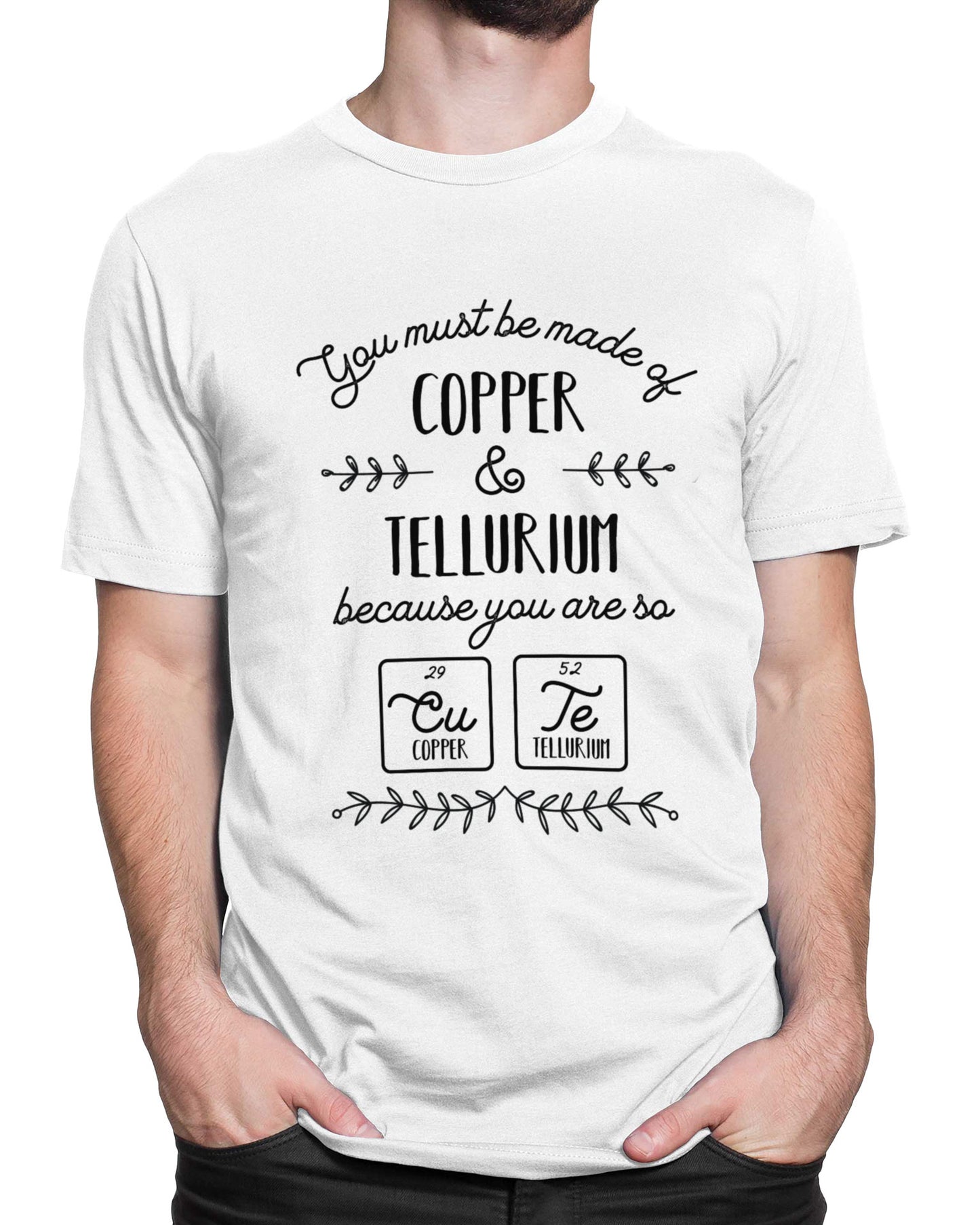 Tricou CuTe Chemistry Joke - tricou alb cu mesaj amuzant