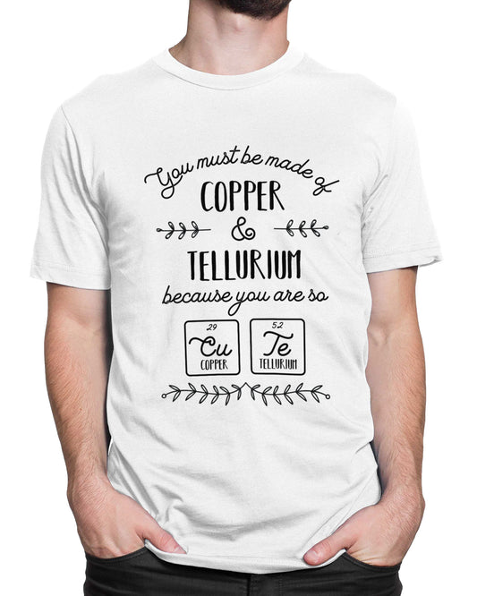 Tricou Geek CuTe Chemistry Joke - Alb - tricou cu mesaj