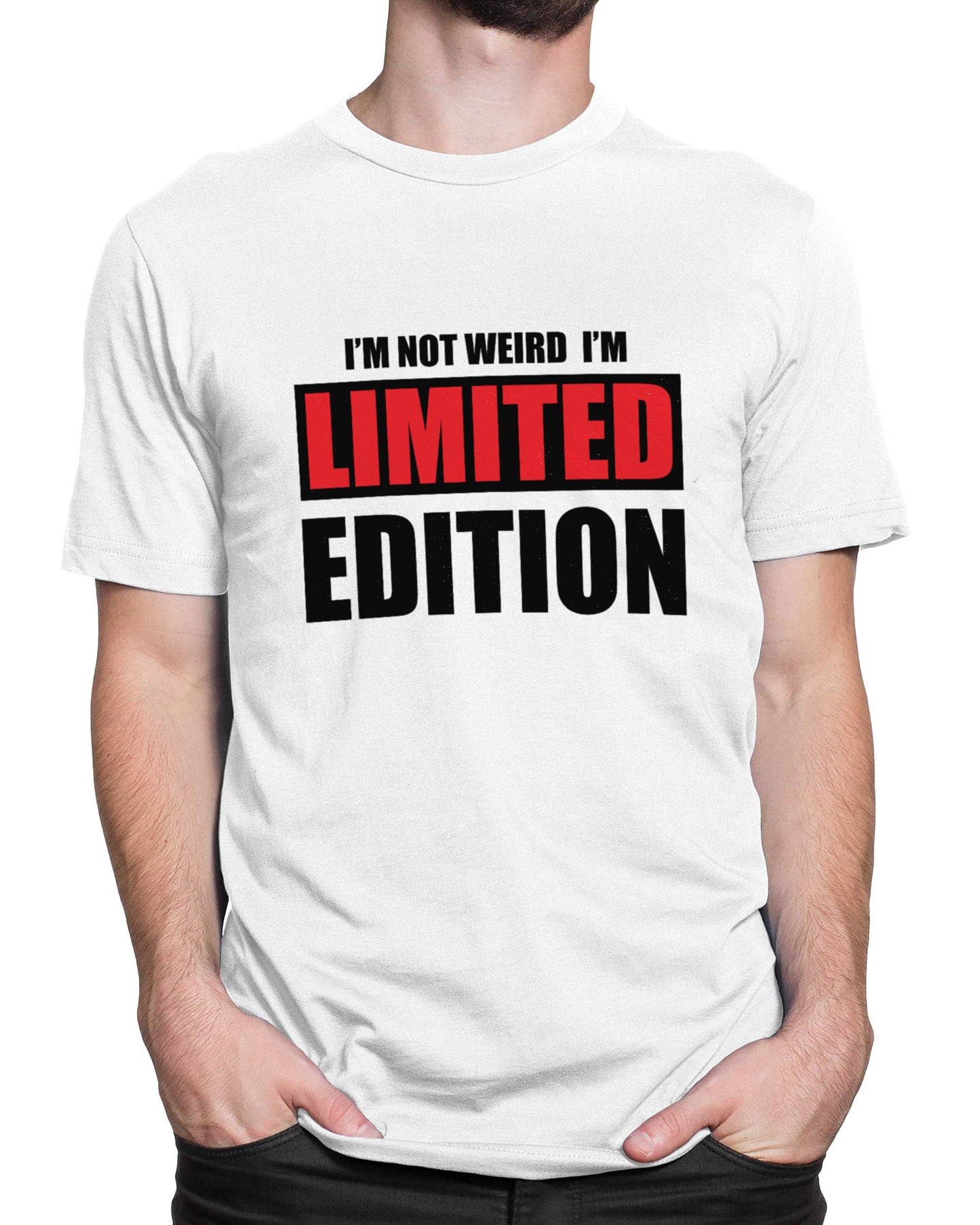 Tricou Limited Edition - Alb - tricou cu mesaj amuzant