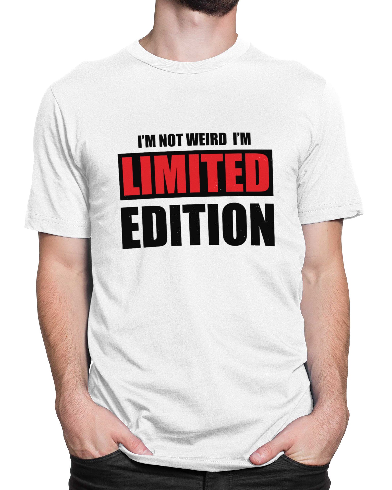 Tricou Limited Edition - Alb - tricou cu mesaj amuzant