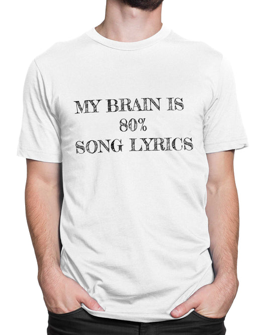 Tricou I Speak In Lyrics - Alb - tricou cu mesaj amuzant