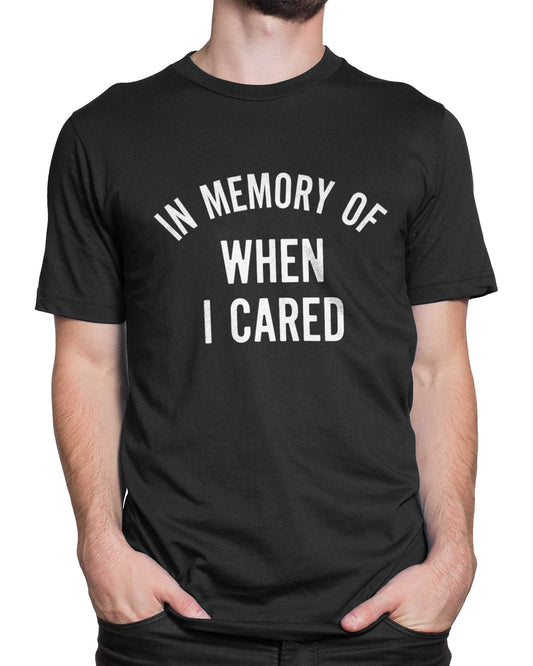 Tricou In Memory Of My Motivation - tricou cu mesaj amuzant