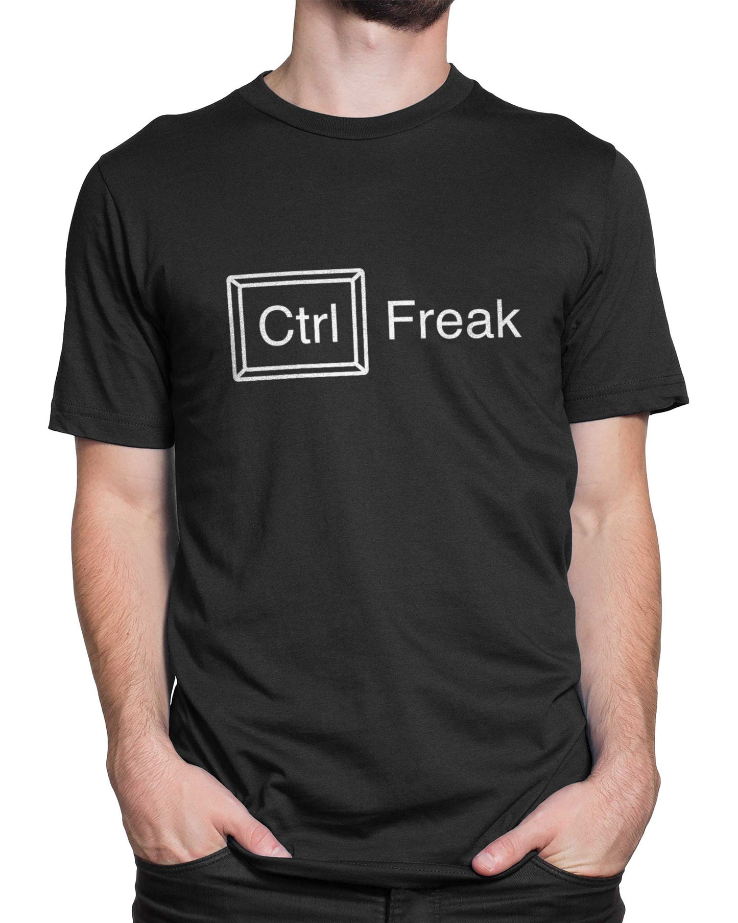 Tricou Geek Ctrl Alt Del - Negru - tricou cu mesaj