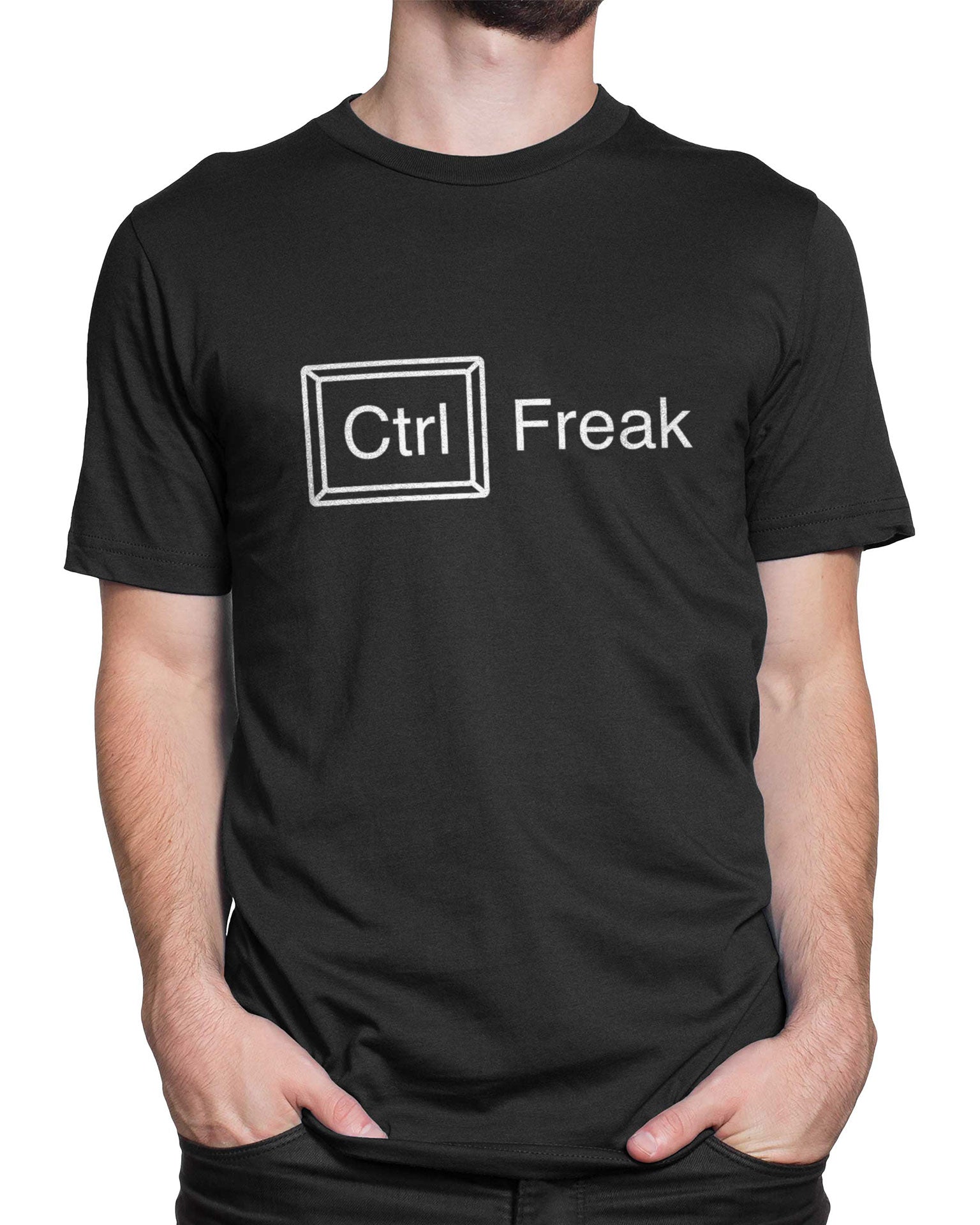 Tricou Geek Ctrl Alt Del - Negru - tricou cu mesaj