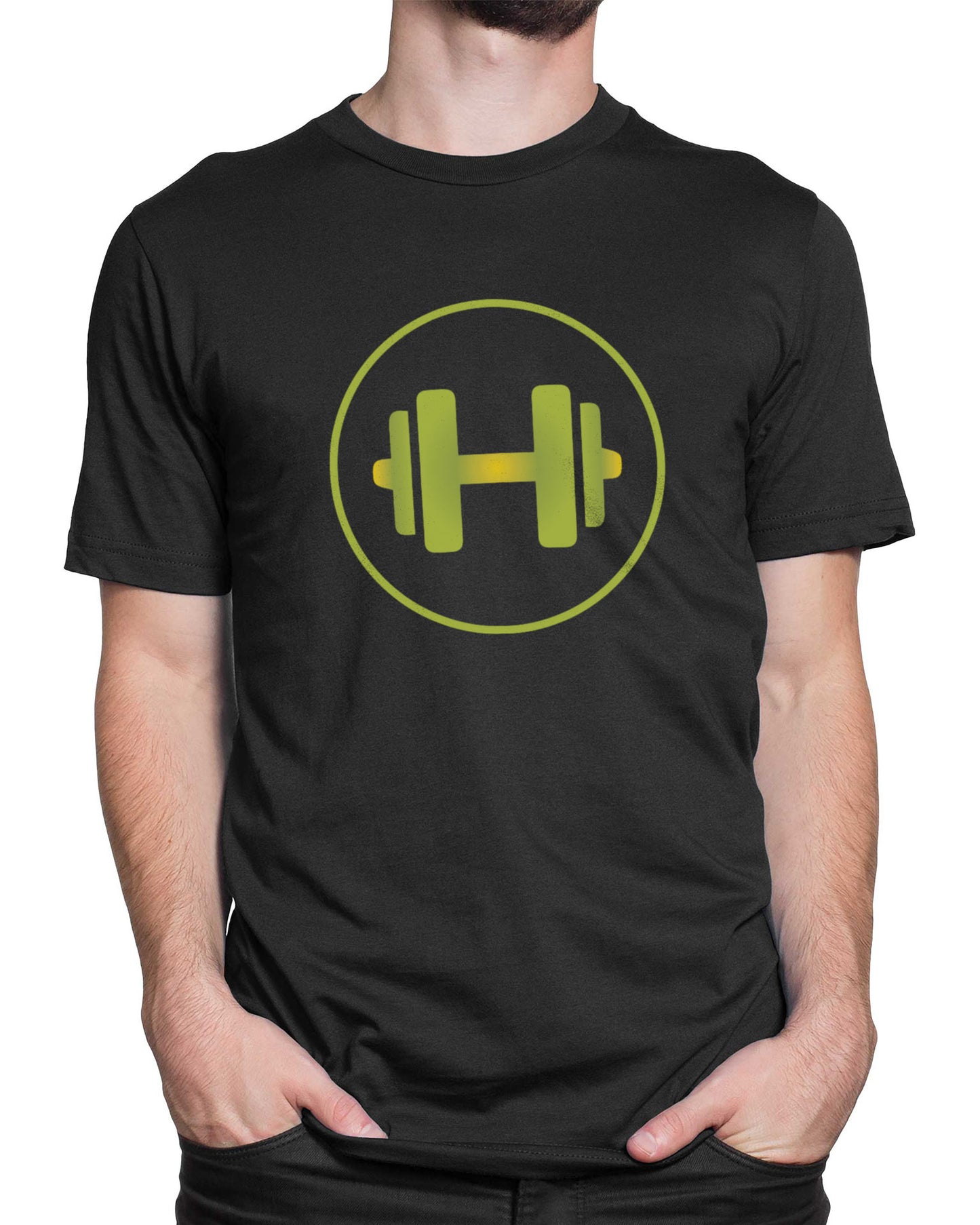 Tricou Funny Gym Dumbbell Mode - Negru - tricou cu mesaj