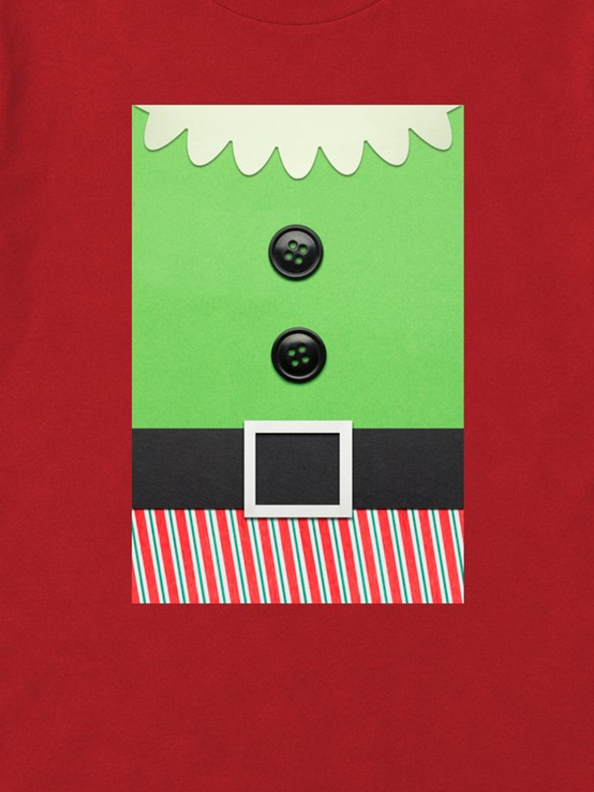 Tricou de Crăciun Christmas Belt - Roșu - detaliu grafică 3:4 [secondary-3x4-20261020]
