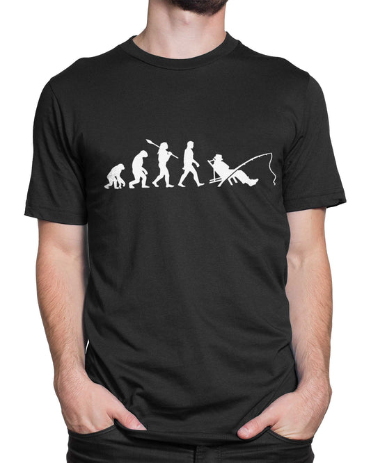 Tricou Pescar Evolution Fishing - Negru - tricou cu mesaj