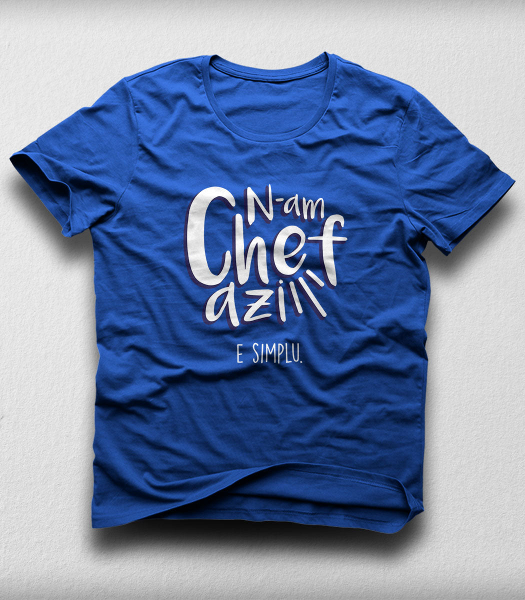Tricou Bărbat N-am Chef - Mesaj Haios Românesc