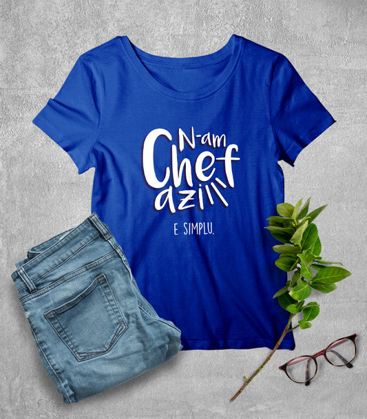 Tricou Femeie N-am Chef - Mesaj Haios Românesc