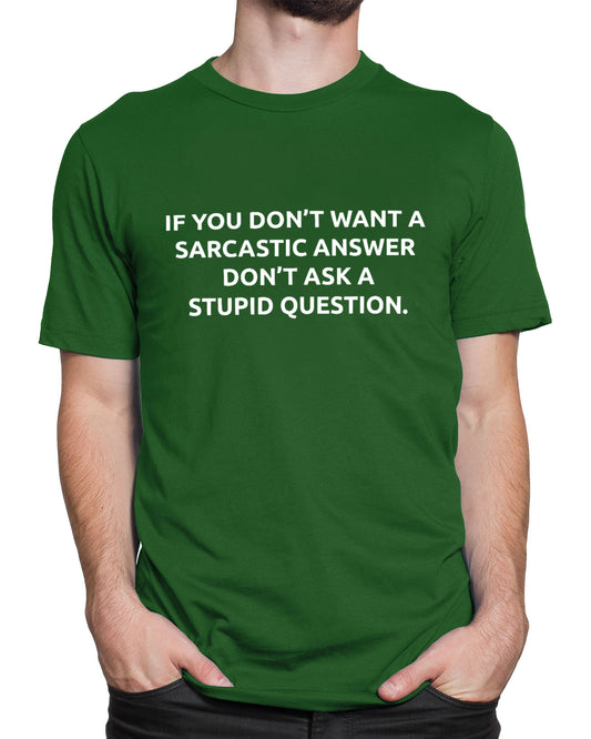 Tricou Sarcastic Answer Loading - Verde - tricou cu mesaj amuzant