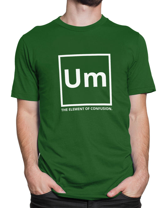 Tricou Geek Um Actually - Verde - tricou cu mesaj